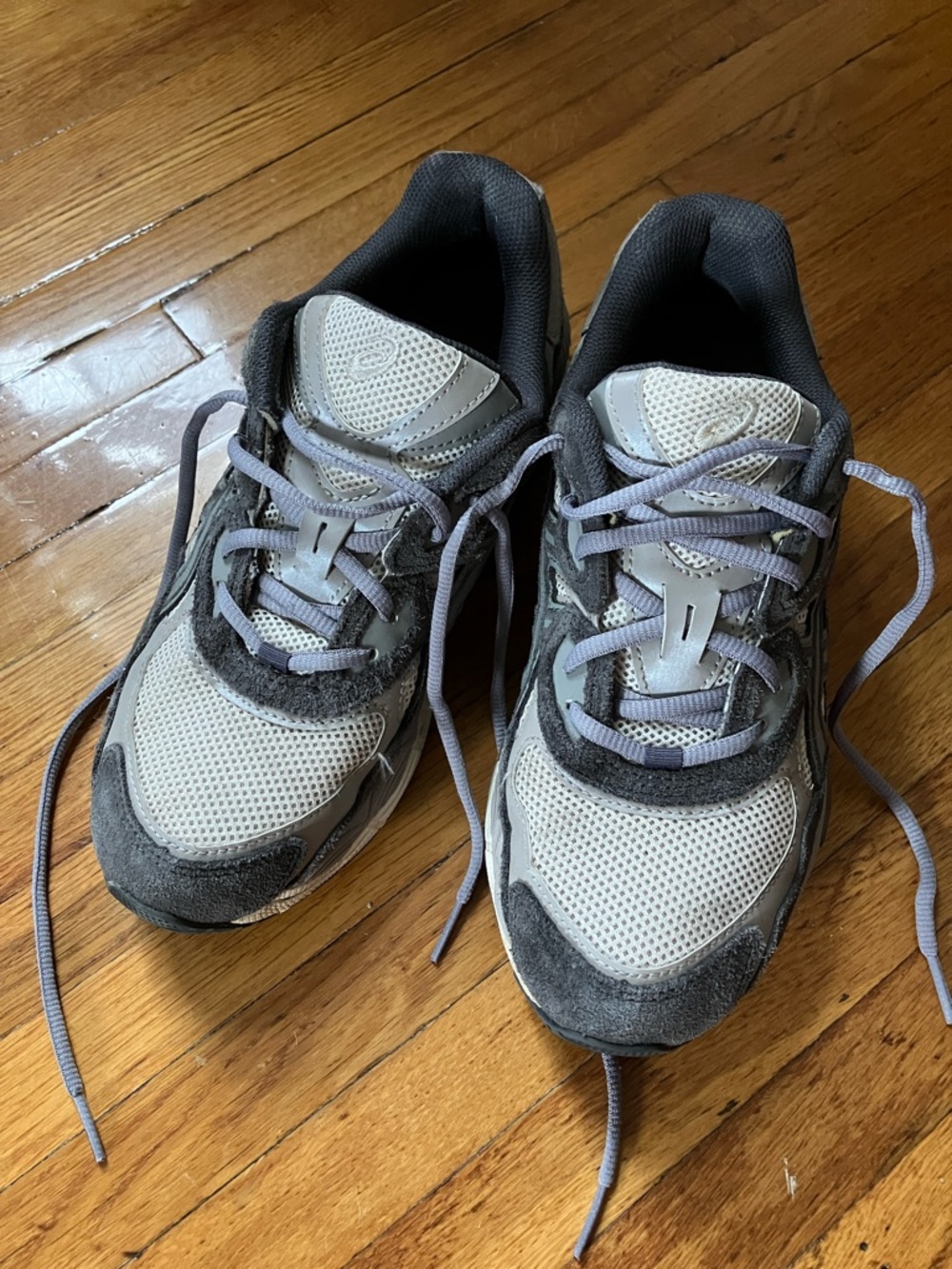 Asics Gel-NYC Oatmeal Obsidian Grey Sneakers - Picture 6 of 8
